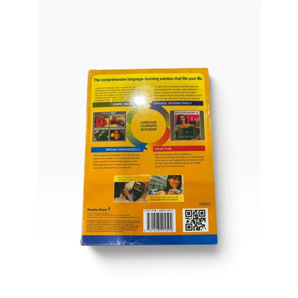 NEW Rosetta Stone Italian TOTALe Levels 1-5 Box Set Windows Mac Sealed V4